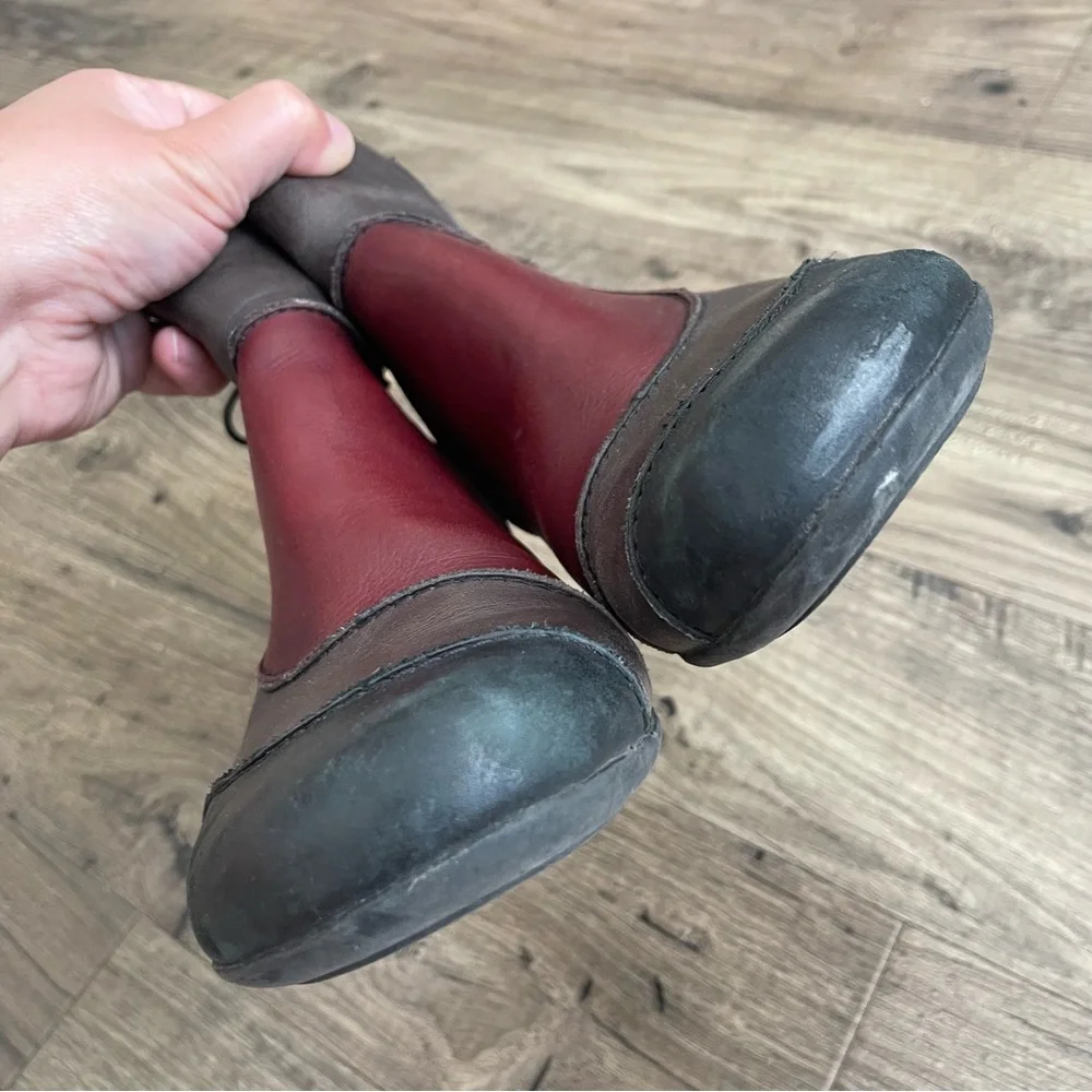 REMONTE Dorndorf Black Red Gray Leather Bow Back Ankle Boots - Picture 7 of 10